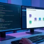 Diagram showing prompt version control and regression testing pipeline for large language models using MLflow, BLEU, ROUGE, and semantic similarity metrics